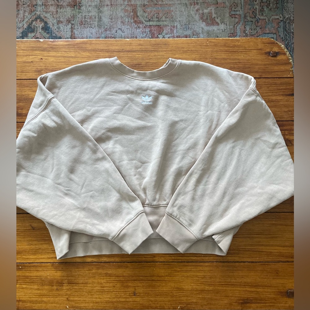 Adidas original cropped sweatshirt